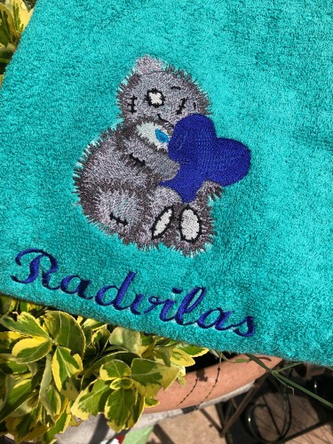 Meškutis su širdele